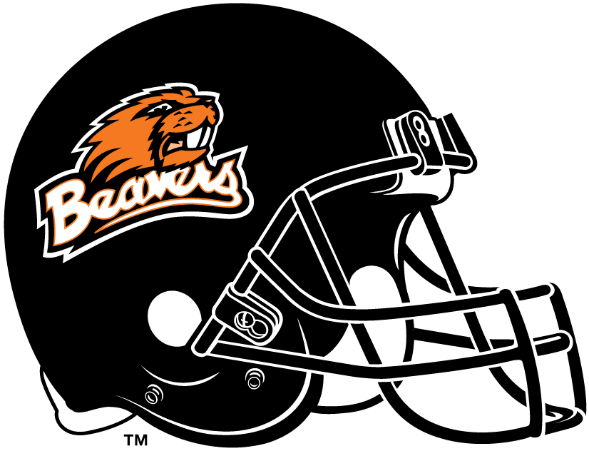 Oregon State Beavers 1997-2012 Helmet Logo iron on transfers for clothing